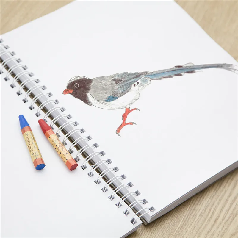 Конда 9 "x 12" спирали Sketch Pad для рисования картины художника скетчбук для рисования Цветной карандаш книга Manga поставки
