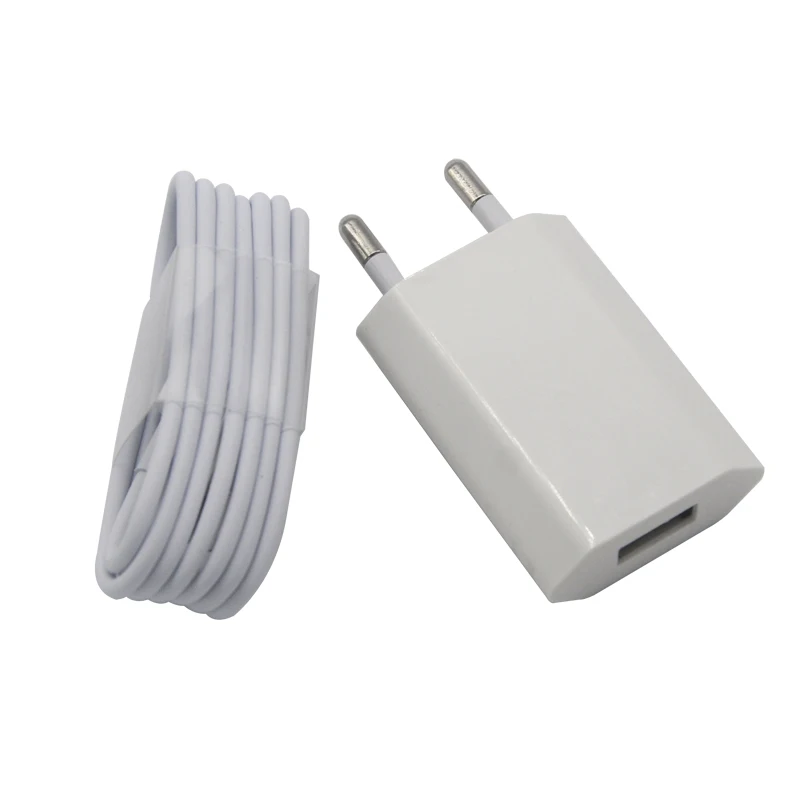 الأصلي ل فون X XR XS 7 8 6 زائد الطاقة مهايئ شاحن و 8pin USB كابل شحن ل فون 5 5 S SE الهاتف المحمول كابل