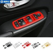 MOPAI – autocollant de décoration pour fenêtre intérieure de voiture, couverture, ABS, pour Jeep Cherokee, Grand Cherokee, Dodge Durango, bouton de commutation