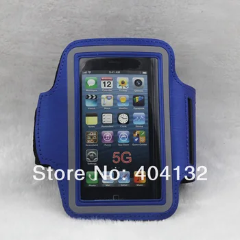 

200PCS/Lot Good Quality Running Sports Arm Band Pouch For iPhone 5 iPhone 4 Armband Bag Gym sherrytree