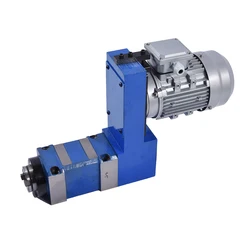 Nova cabeça de perfuração e fresagem, combinação de eixo 02, alta velocidade com 0.75, suporte de corte de fio do motor 380v 750w mt3/bt30/er25