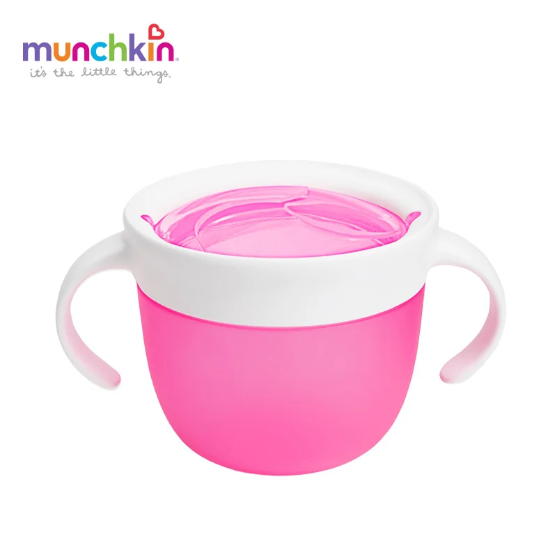 Munchkin 1pk Snack Catcher food baby cup 7oz Colors Random Send baby