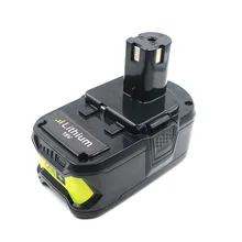 Ryo 18C, 3,0-6.0Ah литий-ионный аккумулятор, P100, P102, P103, P104, P105, P107, P108, P122, BPL-1815, BPL-1820G, BPL18151, BPL1820, BID-1801M, BID-180L, BID1821