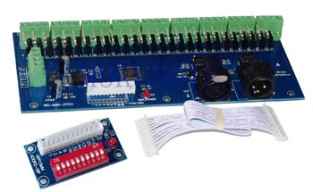 

High quality WS-DMX-27CH-DIPZ dimmer DC12V-24V 1A*27CH decoder led controller for led lamp lights