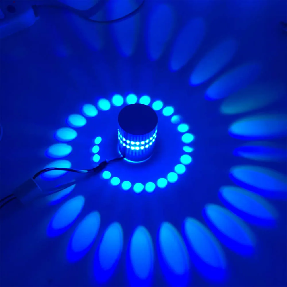

CHENGYILT Art Deco 3W LED Creative Ceiling Lamp AC85-265V Led Colorful Ceiling Light Fixture for Home Living Room Aisle Balcony