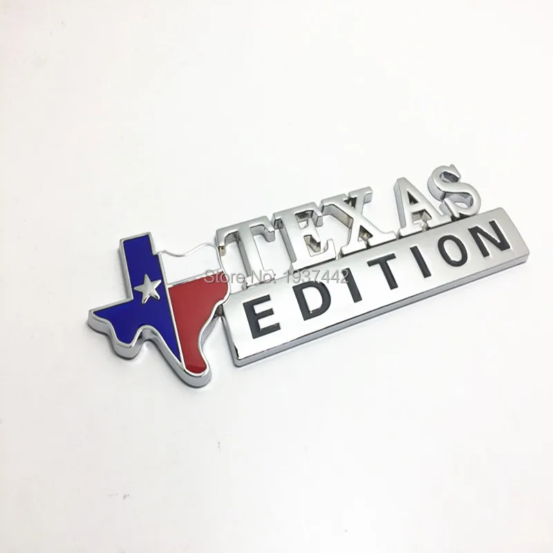 XL TEXAS EDITION Emblem Badge For Ford 150 250 350 Tailgate Universal Stick- On