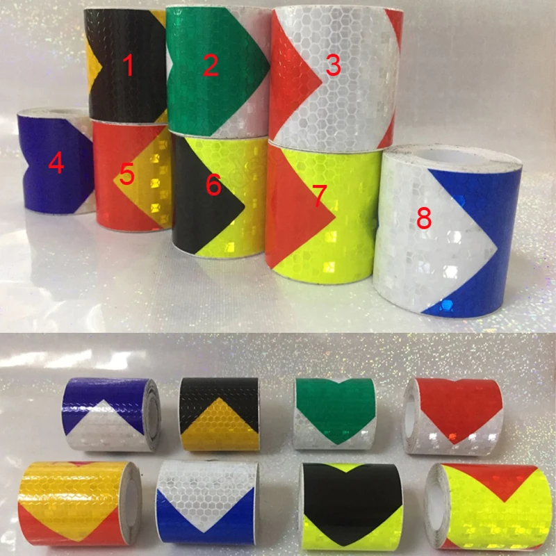 5cm X 3m Reflective Strips Car Stickers Car-styling Motorcycle Decoration Automobiles Safety Warning Mark Tapes