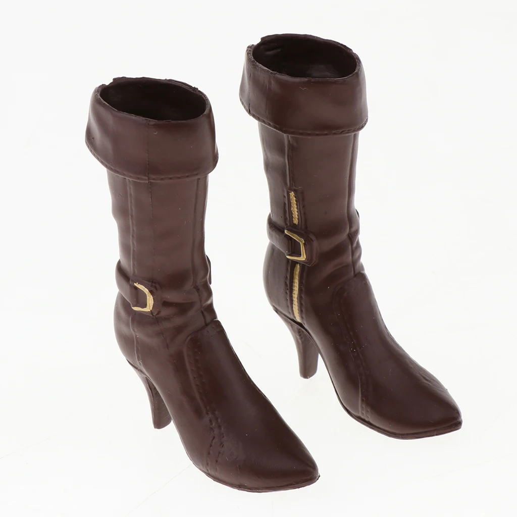 1:6 Scale Fashion High Heel Shoes Boots Model for    Kumik 12