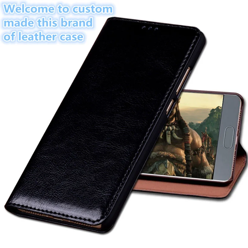 

HX06 Genuinel Leather Flip Cover With Kickstand For Sony Xperia XA1 Ultra(6.0') Phone Case For Sony Xperia XA1 Ultra Phone Cover