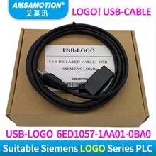 USB-LOGO Isolated For Siemens LOGO Series PLC programming cable LOGO! USB-Cable RS232 Cable LOGO PC-CABLE PC-6ED1057-1AA01-0BA0 USB-LOGO Isolated For Siemens LOGO Series PLC programming cable LOGO! USB-Cable RS232 Cable LOGO PC-CABLE PC-6ED1057-1AA01-0BA0