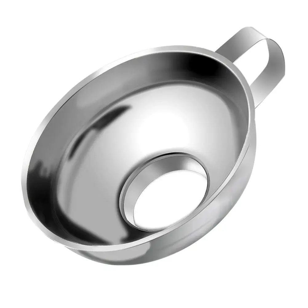 

Stainless Steel Wide Mouth Funnel Canning Hopper Filter Food Pickles Jam Funnel Home Kitchen Gadgets Cooking Tools Accessories