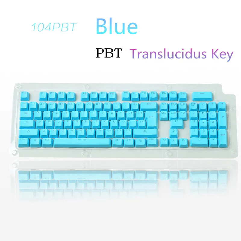 

104pbt white oem height keyboarded wear-resistant oil translucidus is suitable for Cherry MX switch keycaps Keycap