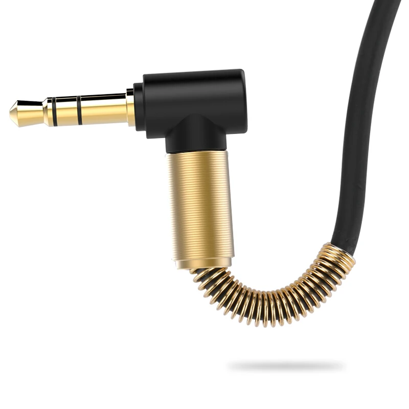 

AUX Cable Jack 3.5mm Audio Cable for Car 90 Degree Right Angle Extension Cable for xiaomi redmi note headphone guitar phone