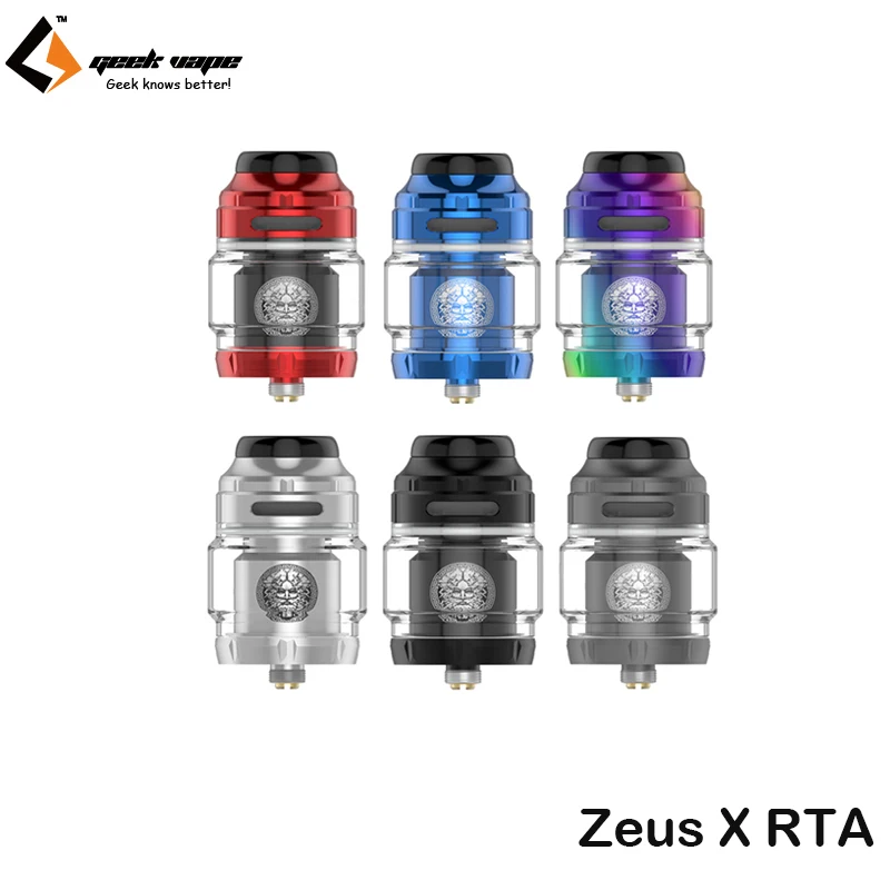 

Original Geekvape ZEUS X RTA Tank 3.5ml/4.5ml Tank Atomizer Support Both Dual and Single Coil E-Cigarettes Atomizer VS ZEUS RTA