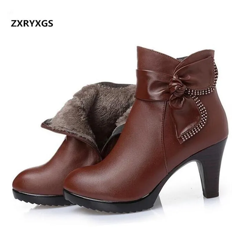 Zxryxgs marca arco sapatos de moda feminina