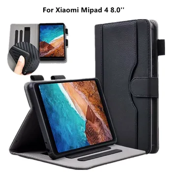 

PU Leather Case For Xiaomi Mipad 4 Mi Pad4 Luxury Smart Tablet Shell Soft TPU Back Cover For Xiaomi Mi Pad 4 MiPad4 8.0'' +Films