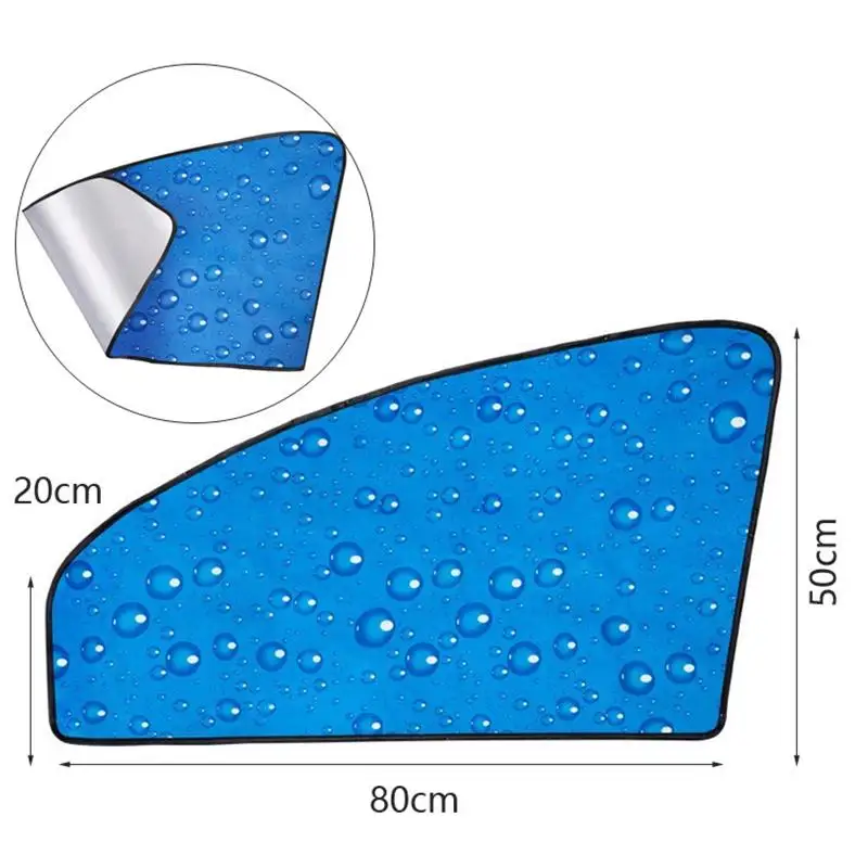 Автомобильная Солнцезащитная шторка Крышка Авто Выдвижной магнит боковая Солнцезащитная шторка лобовое стекло Солнцезащитный козырек задняя сторона солнцезащитный козырек для детей синий - Цвет: Right row