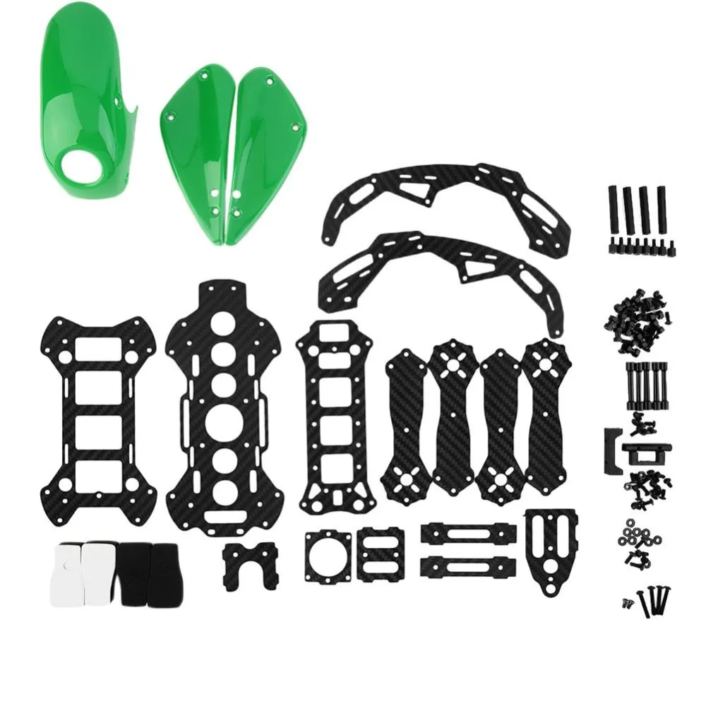 

Robocat 270mm 4-Axes Carbon Fiber FPV-Racing Mini Quadcopter Frame Kit Green