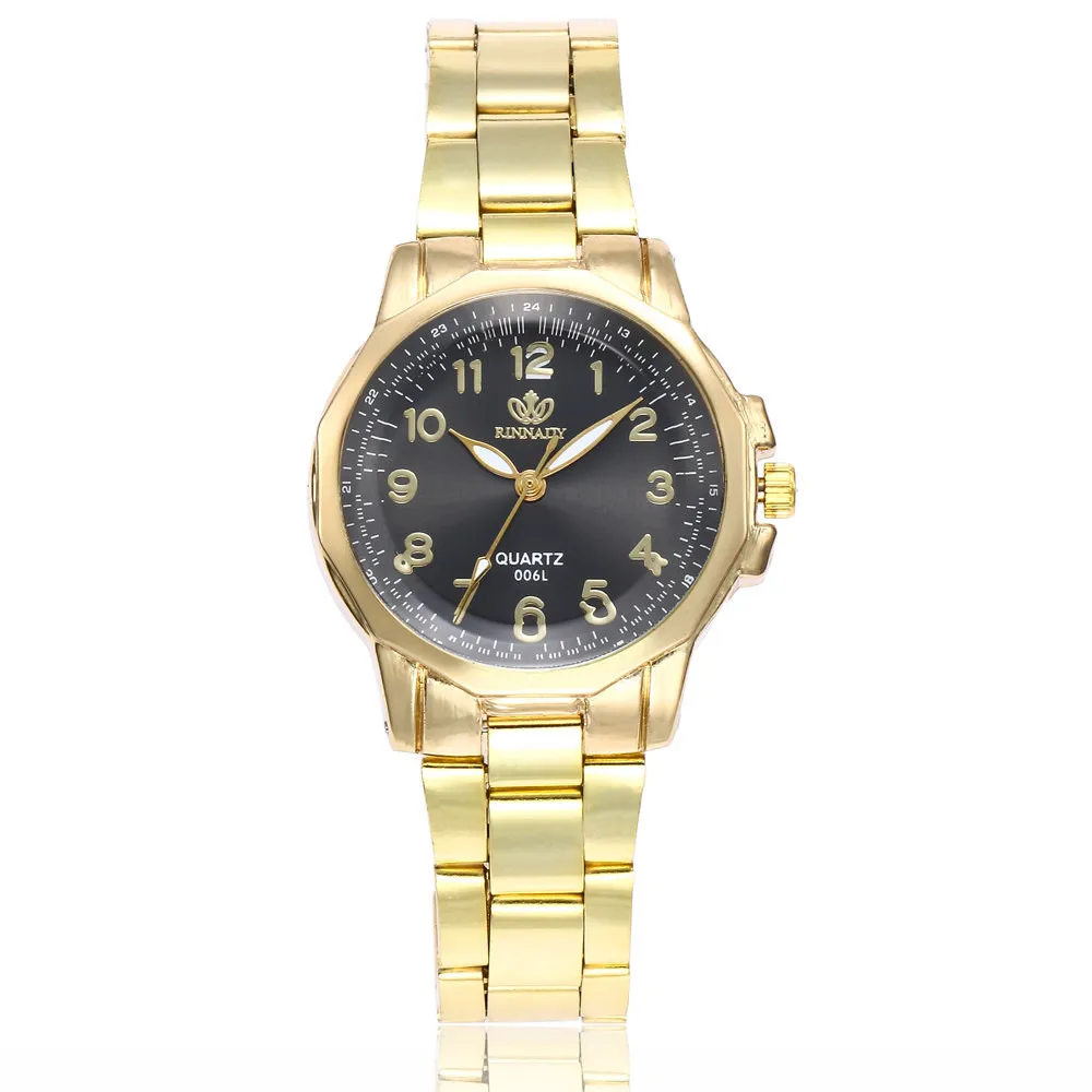 

GEMIXI Women Watches Women Fashion Stainless Steel Band Analog Quartz Round Wrist Watch Watches dropship