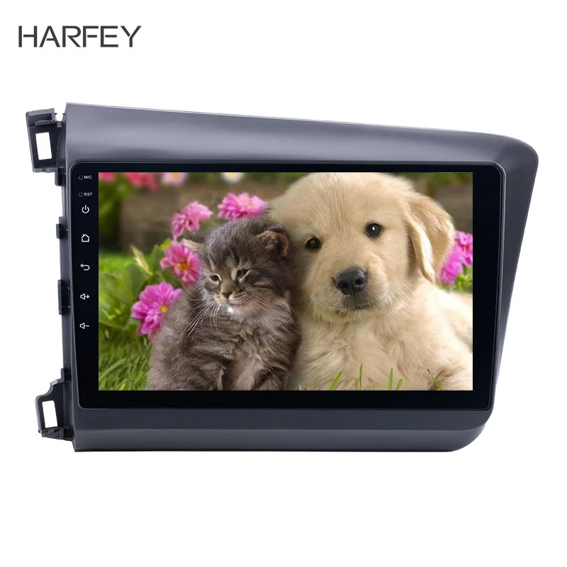 Мультимедийный плеер Harfey HD 10 1 дюйма Android 8 2 Din Автомобильный GPS навигатор стерео