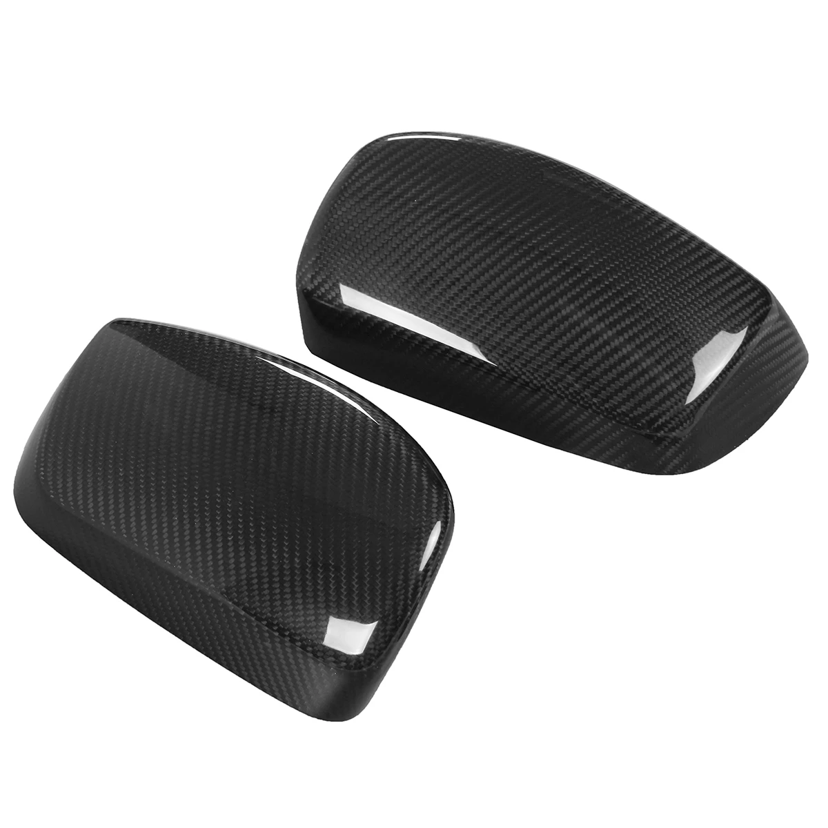 

1Pair Carbon Fiber Material Side Wing Mirror Cover Caps for BMW 2004-2008 E60 E61 5 Series
