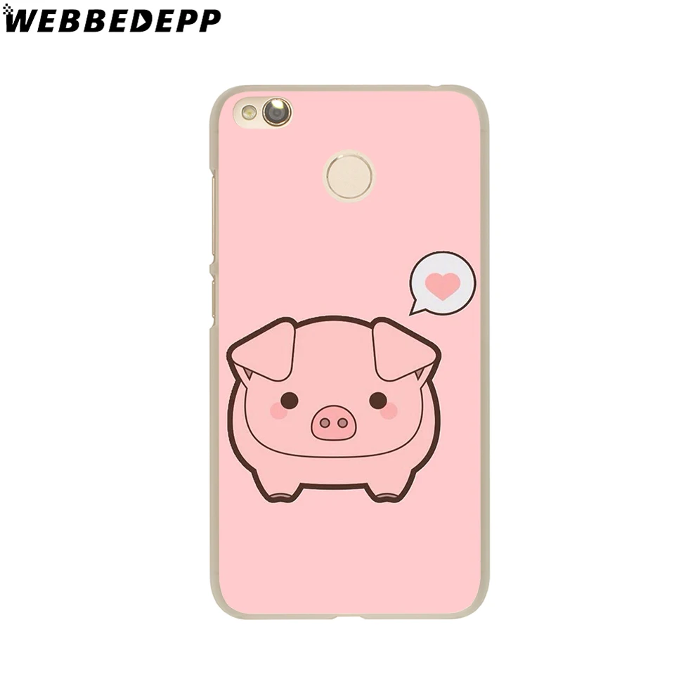 WEBBEDEPP смешной милый мягкий чехол с изображением милой свинки чехол для телефона для Xiaomi Redmi 4X 4A 5A 5 6plus Pro 6A S2 7 Note 5, 6, 7, 8 Pro 4X Go крышка