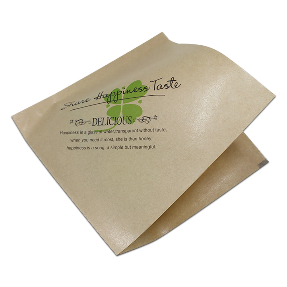 

300Pcs Brown White Greaseproof Kraft Paper Bag Snack Hamburger Cookie Hotdog Packaging Pocket For Food Printed Blank 7 Styles