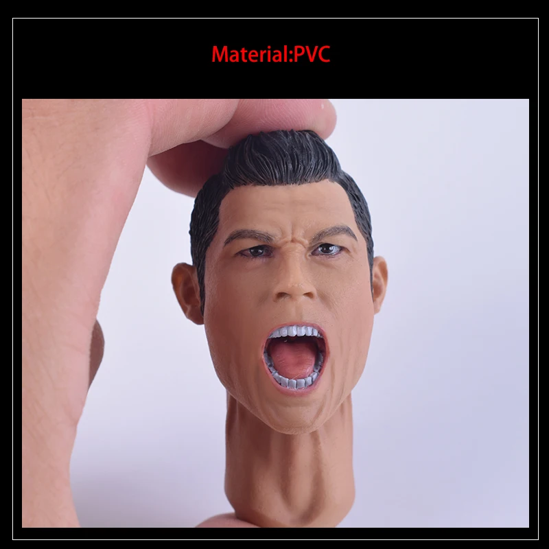 Фигурка голова Криштиану Роналду из Мадрида масштаб 1/6|Игровые фигурки и
