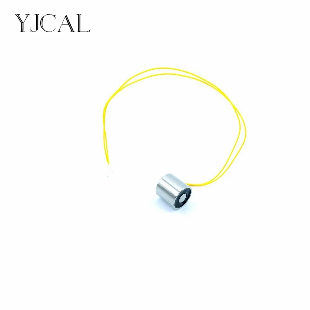 Ventosa dc 12v 24v Cilíndrico Segurando Ímã Eletroímã Elétrico Yj10 10 Levantamento 0.3kg Gálio Metal China