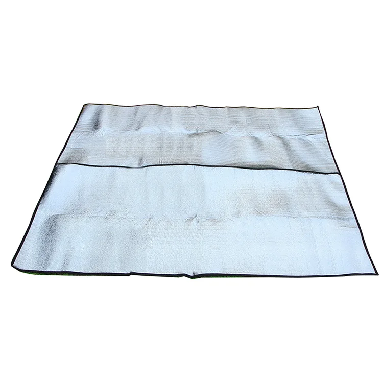 

200*200*0.25cm Outdoor Camping Mat Air Mattress Picnic Blanket Picnic Mat Pads Aluminum Foil Mats Double Side Camping Dampproof