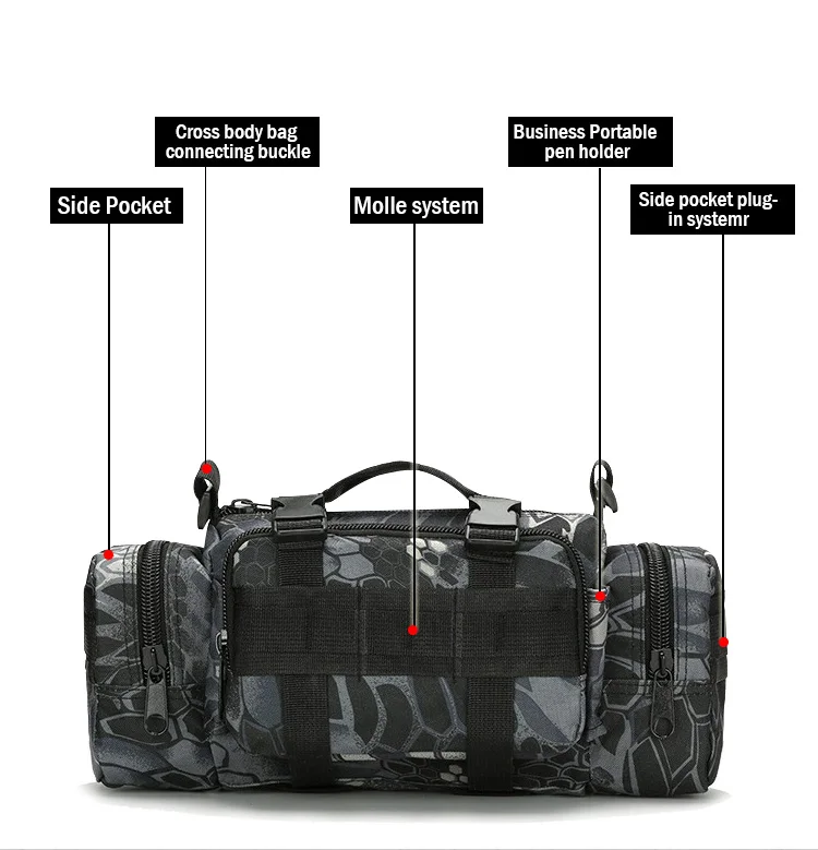 Superior ao ar Bolsa da Cintura à Prova Bolsa de Mão Livre Militar Tático Dnylon Água Náilon Acampamento Caminhadas Mochila Bolsa 5 Esporte e Lazer