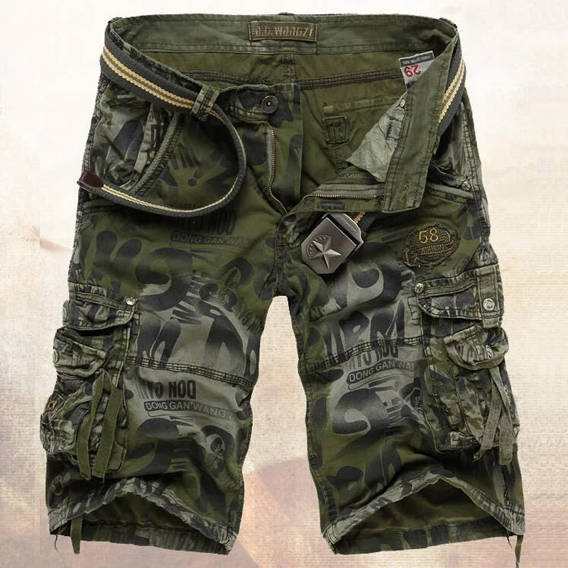 2017 Male Military Shorts Summer Men s Camouflage Army Cargo Shorts Workout Shorts Homme Casual Bermuda