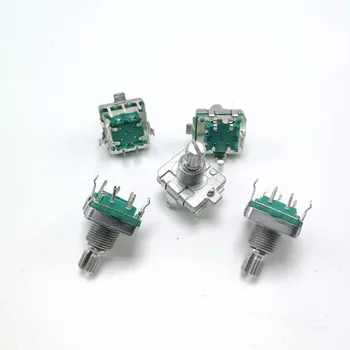 

Brand new original EC16 type flower stalk round shaft with switch 360 degree rotary encoder digital pulse potentiometer
