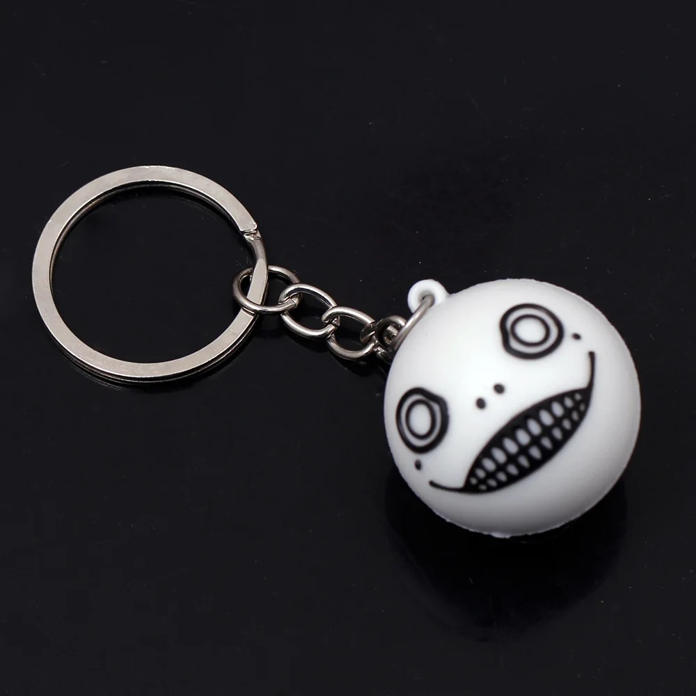 

2019 Hot New Game NieR Automata Keychains Robot 2B Emil No2 Type B Keychain Key Ring Chain Chaverio Llavero