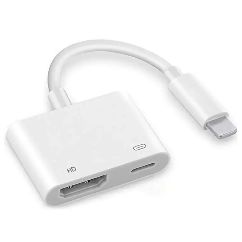 

alloet 1080P 8Pin to HDMI Digital TV AV Adapter Cable for iPhone 6 6S 7 8 Plus X high quility 1080P 8Pin to HDMI TV AV Cable