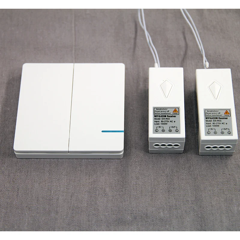 

Lamp Wireless Switch Waterproof Switch Home Switch Home Control Switch RF 110V 220V APP Control Wall Light LED Bulbs Fan