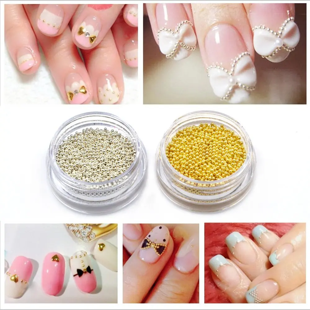 Silver Gold Nail studs