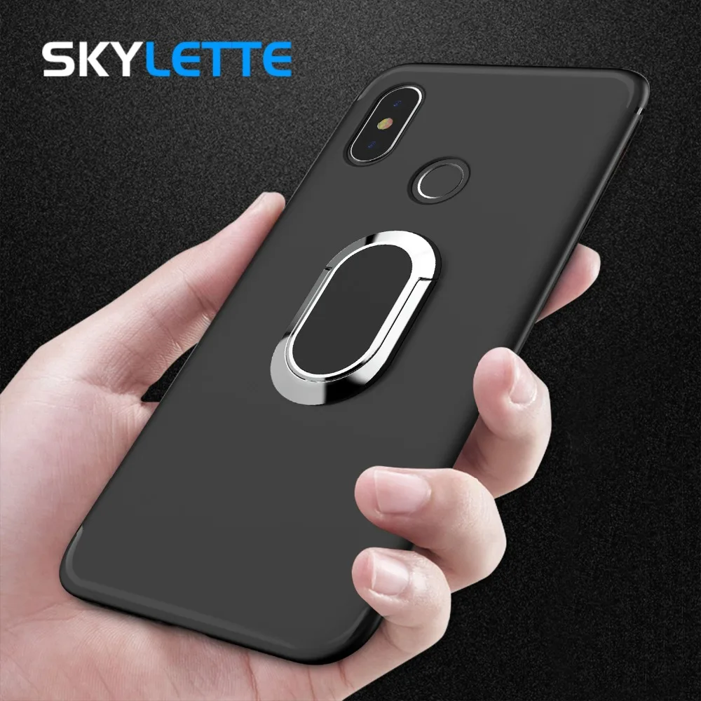 

Mobile Phone Case For Xiaomi Rotating Car Bracket Ring Magnetism Adsorption Holder Protective Cover For MI 6 MI 8 8SE