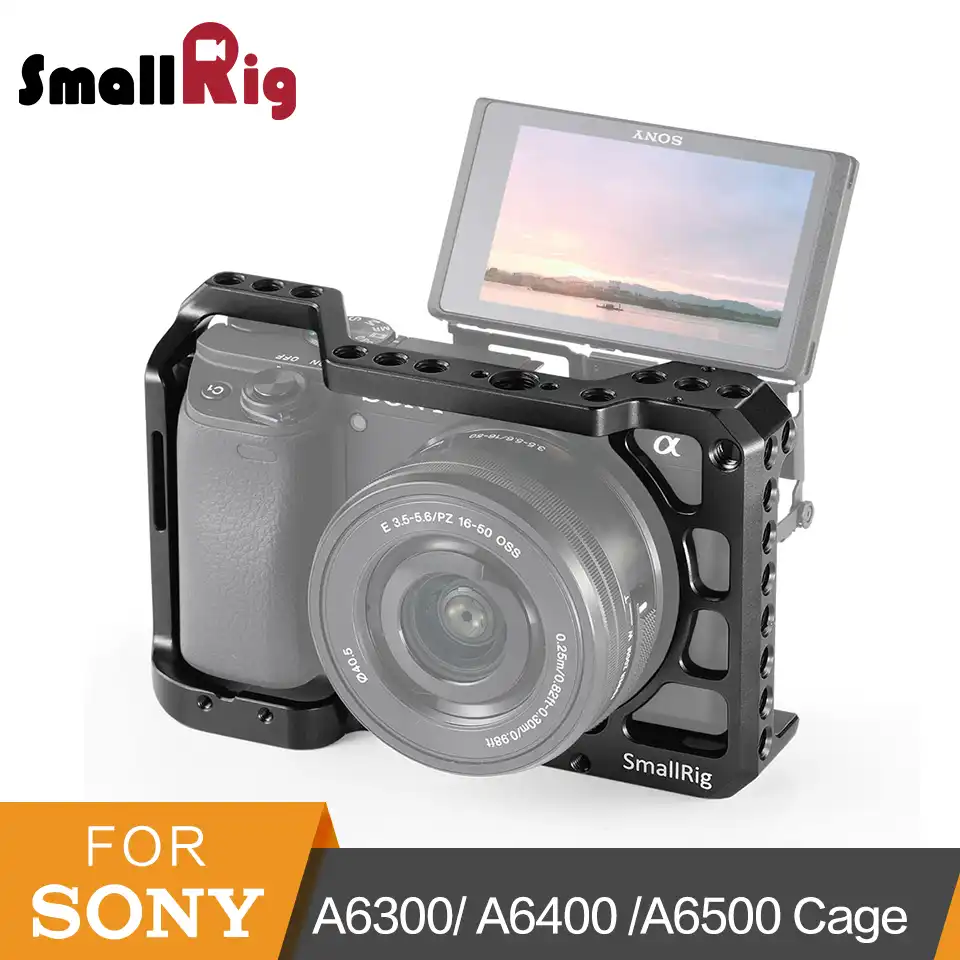 Jaula Smallrig A6400 Para Sony A6300 A6400 A6500 Carcasa De Camara