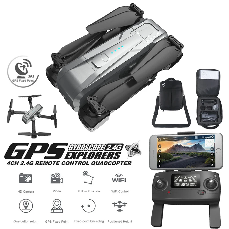 

Drone GPS 800 Meter Flying Adjustable 2K Camera Global Positioning Quadrocopter Helicopter Professional Quadcopter With Camera