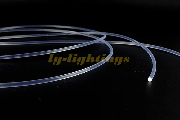 

PMMA side-glow optical fiber side-light optic fiber soft for clothes car modification bar club decoration night lighting