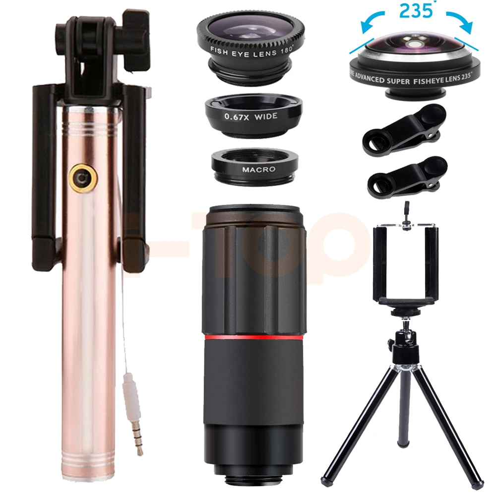 Mobile Phone camera lens Wide Angle Macro 235 degrees Fish eye Lentes 8X Telephoto Zoom Lenses For Samsung S6 S7 S8 edge Note6 7 Mobile Phone camera lens Wide Angle Macro 235 degrees Fish eye Lentes 8X Telephoto Zoom Lenses For Samsung S6 S7 S8 edge Note6 7