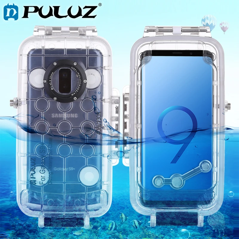 

40m/130ft Underwater Diving Phone Protective Case for Galaxy S9/S9+ Surfing Swimming Snorkeling Photo Video Taking Cover