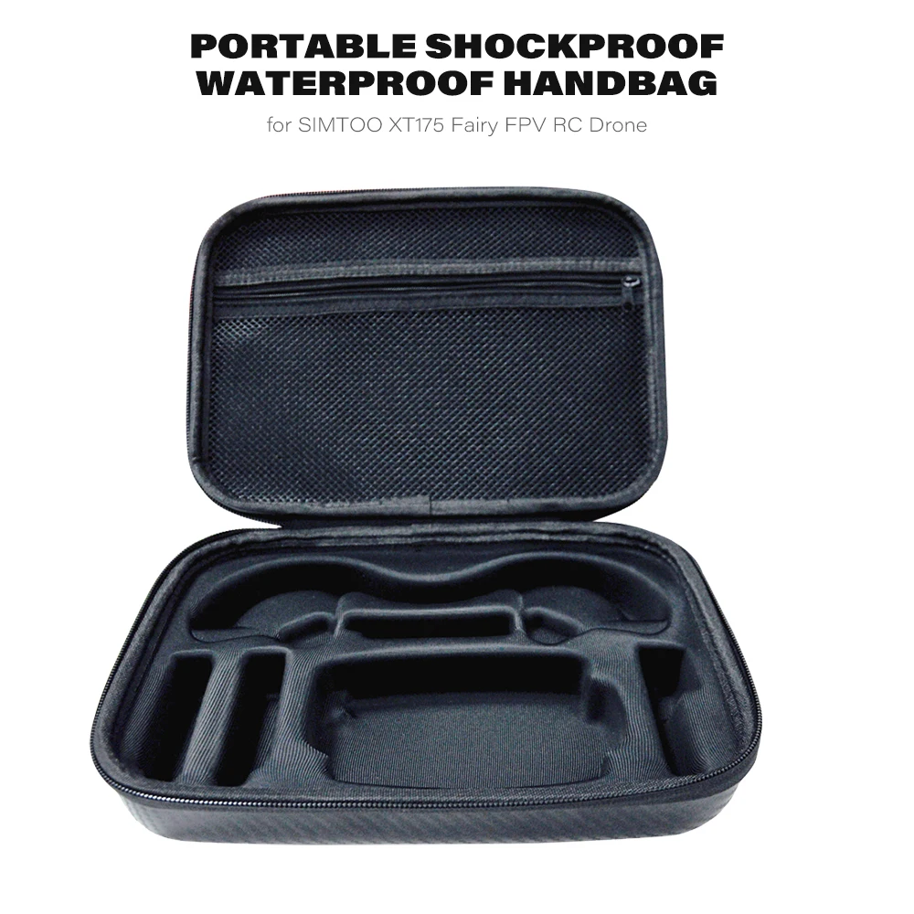 

Drone Portable Shockproof Waterproof Handbag for SIMTOO XT175 Fairy RC Drone FPV RC Quadcopter