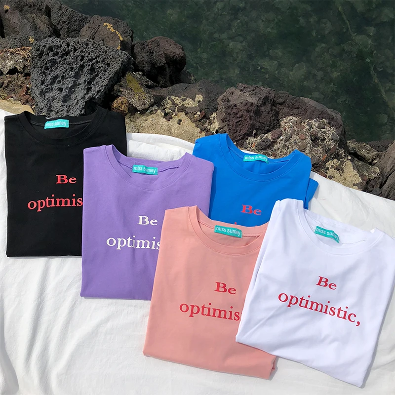 BGTEEVER Letter Print Women Summer T-shirt O-Neck Casual Basic Tee shirt Chic Tops Female oversize harajuku | Женская одежда