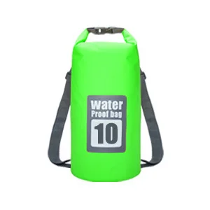 Водонепроницаемый мешок сухой мешок для плавания Дайвинг сумки 10L/15L/20L/30L плавающий мешок сухой мешок рюкзак для гребли рафтинг Рыбалка - Цвет: 10L green