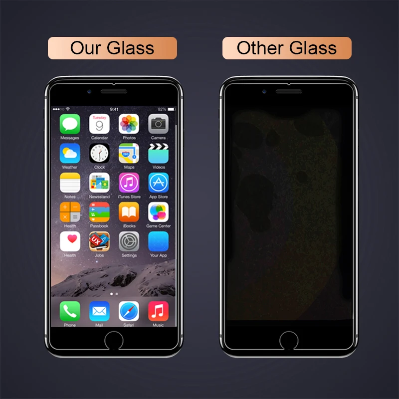9H Protective Glass For iPhone 6 7 5 S SE 6s 8 Screen Protector iPhone 7 Xs Max Xr Tempered Glass On iPhone X 6 S 7 8 Plus Glass