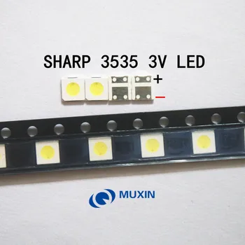 

200PCS/LOT For SHARP LED TV Application LCD Backlight for TV LED Backlight 1W 3V 3535 3537 Cool white GM5F22ZH10A