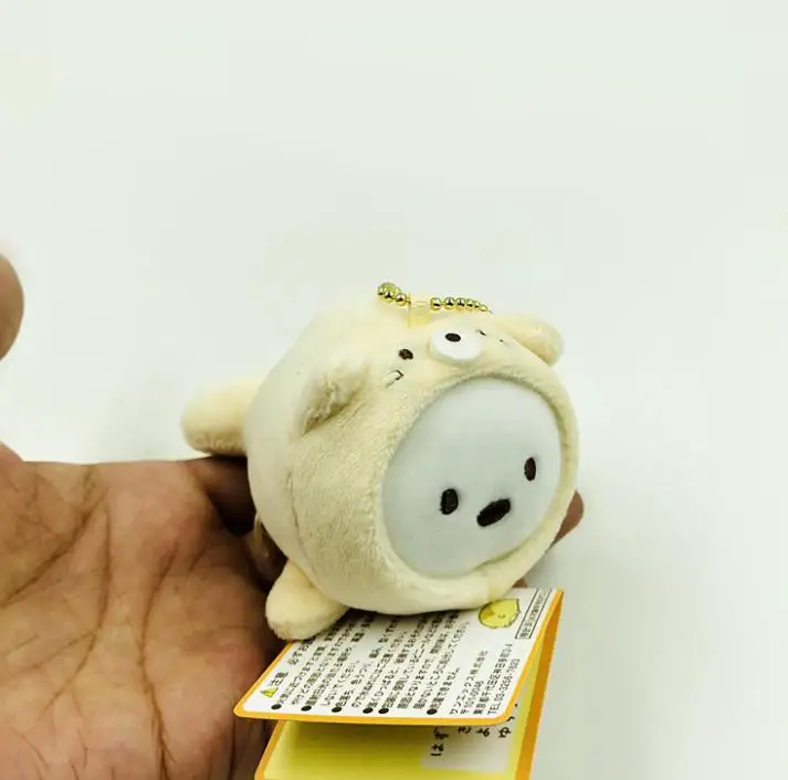 1 шт. креативный милый японский Sumikko Gurashi угловой брелок для ключей сумка Подвеска плюшевые игрушки для детей подарок - Цвет: 7
