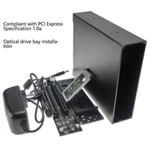 Expresscard 34 54 мм до 2 портов PCI-e x16 Слоты адаптер для ноутбука Express card подключение PCI express звуковая карта сетевая видеокарта